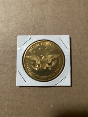 Medal of Merit Gold Presidential- 
Republican presidential task force coin